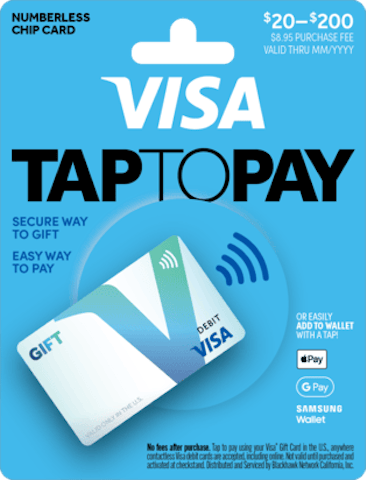 Blackhawk Network Brings Tap to Pay Visa® Gift Card